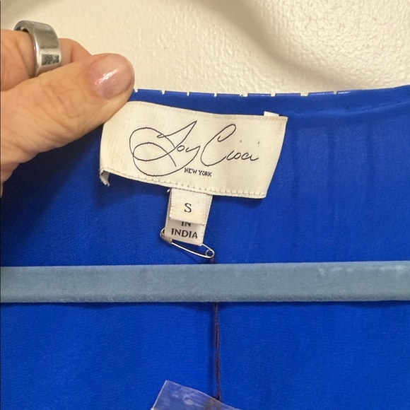 ❄️ electric blue beaded blouse - Picture 2 of 7